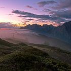 Die Lienzer Dolomiten vor Sonnenaufgang......