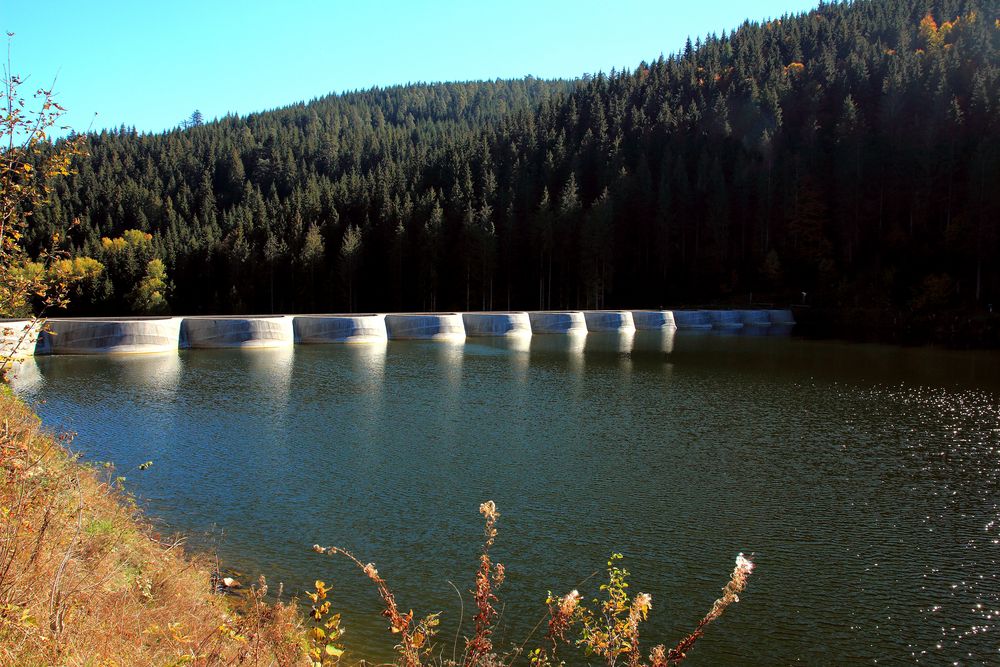 Die Linachtalsperre in Vöhrenbach