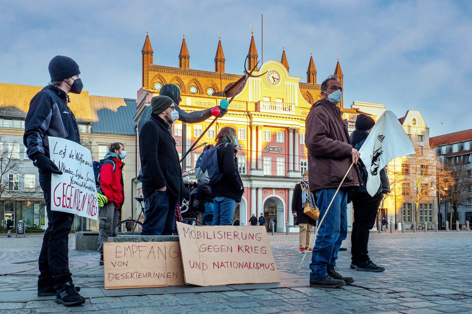 Die Linke in Rostock: Putins Krieg sofort beenden