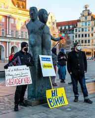 Die Linke in Rostock: Putins Krieg sofort beenden