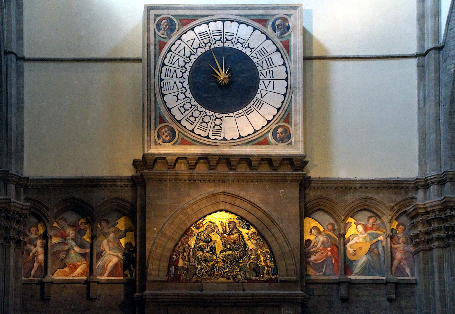 Die liturgische Uhr im Dom zu Florenz