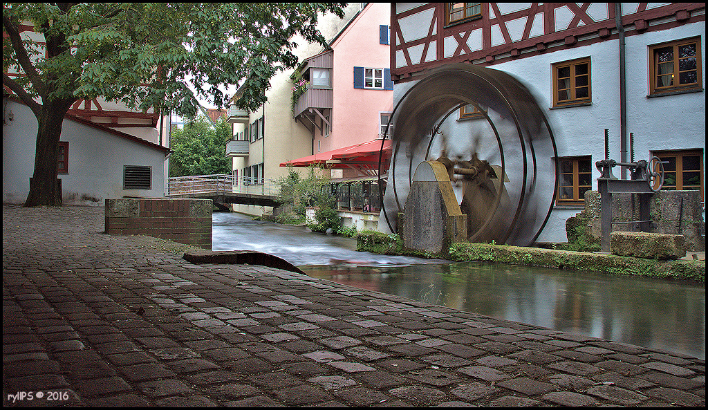 Die Lochmühle an der Großen Blau im Fischerviertel Ulm