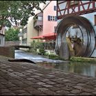 Die Lochmühle an der Großen Blau im Fischerviertel Ulm