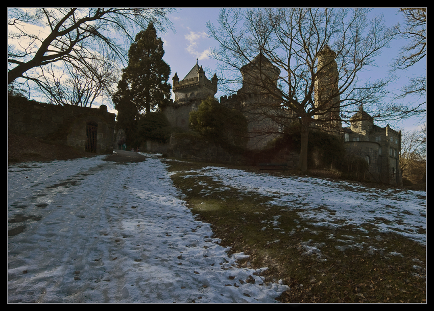 Die Löwenburg...