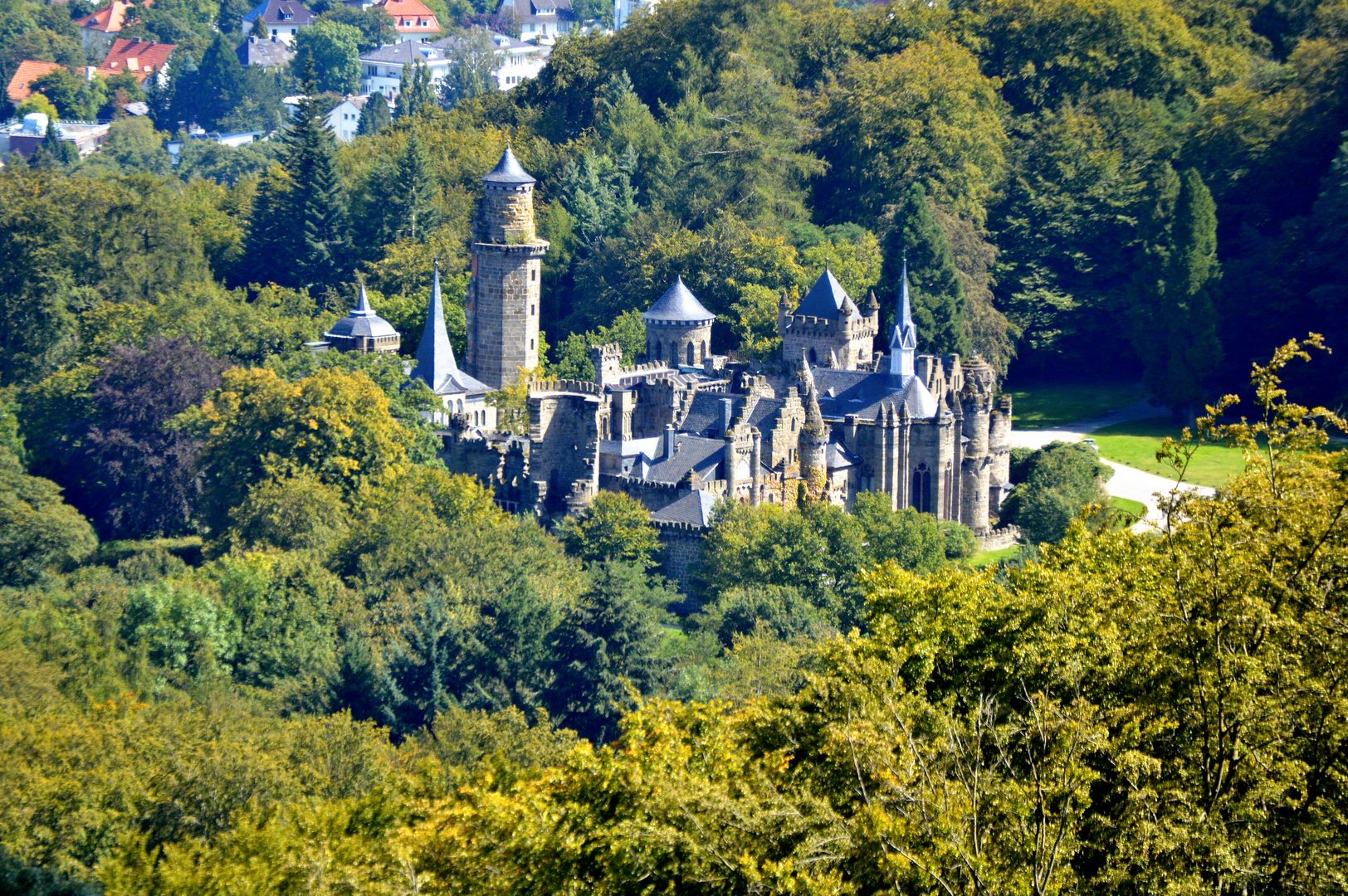 Die Löwenburg im Bergpark Kassel Wilhelmshöhe