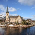 Die Lofoten-Kathedrale in Kabelvåg