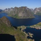 Die Lofoten von oben