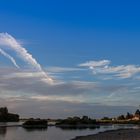 Die Loire bei Saint-Benoît-sur-Loire, Frankreich