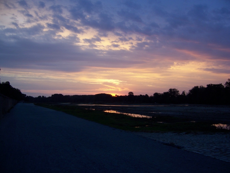 Die Loire in Frankreich - fast Trocken