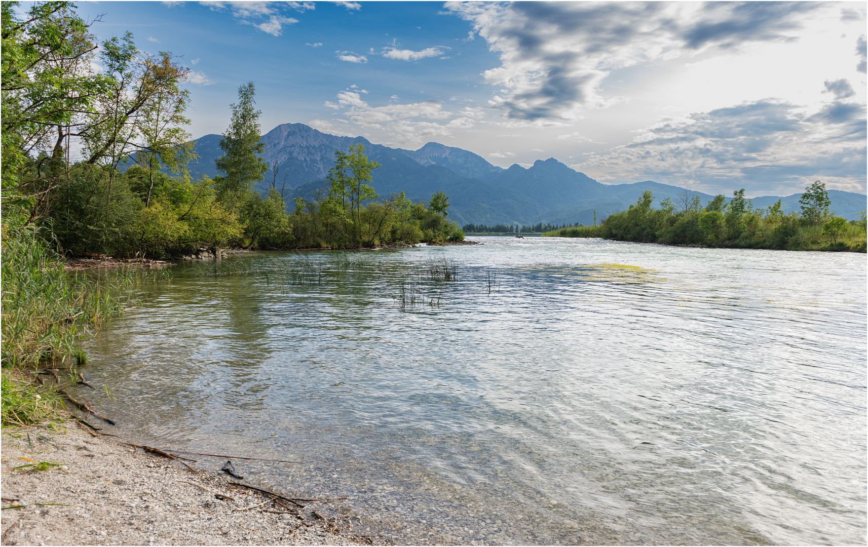 "Die Loisach" - Bayern, Anfang August 2023