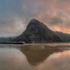 Die Loreley im Morgennebel