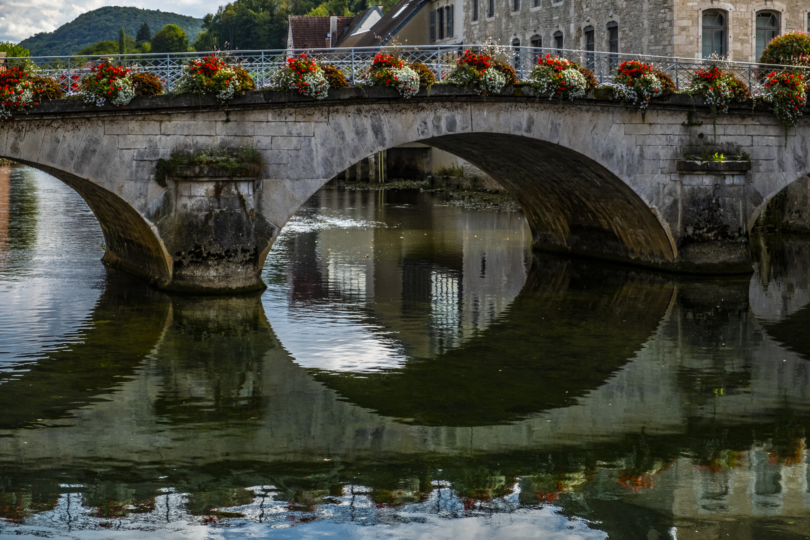 Die Loue-Brücke in Ornans