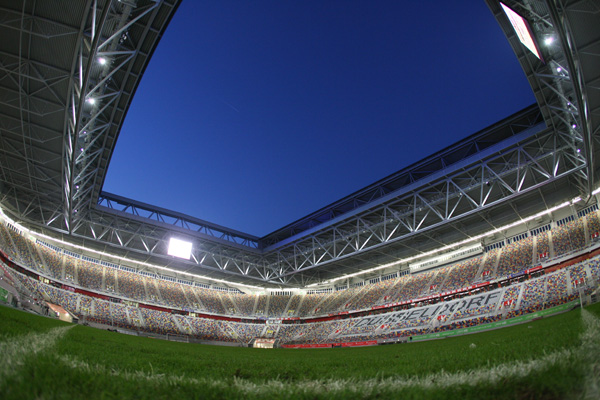 Die LTU Arena in Düsseldorf