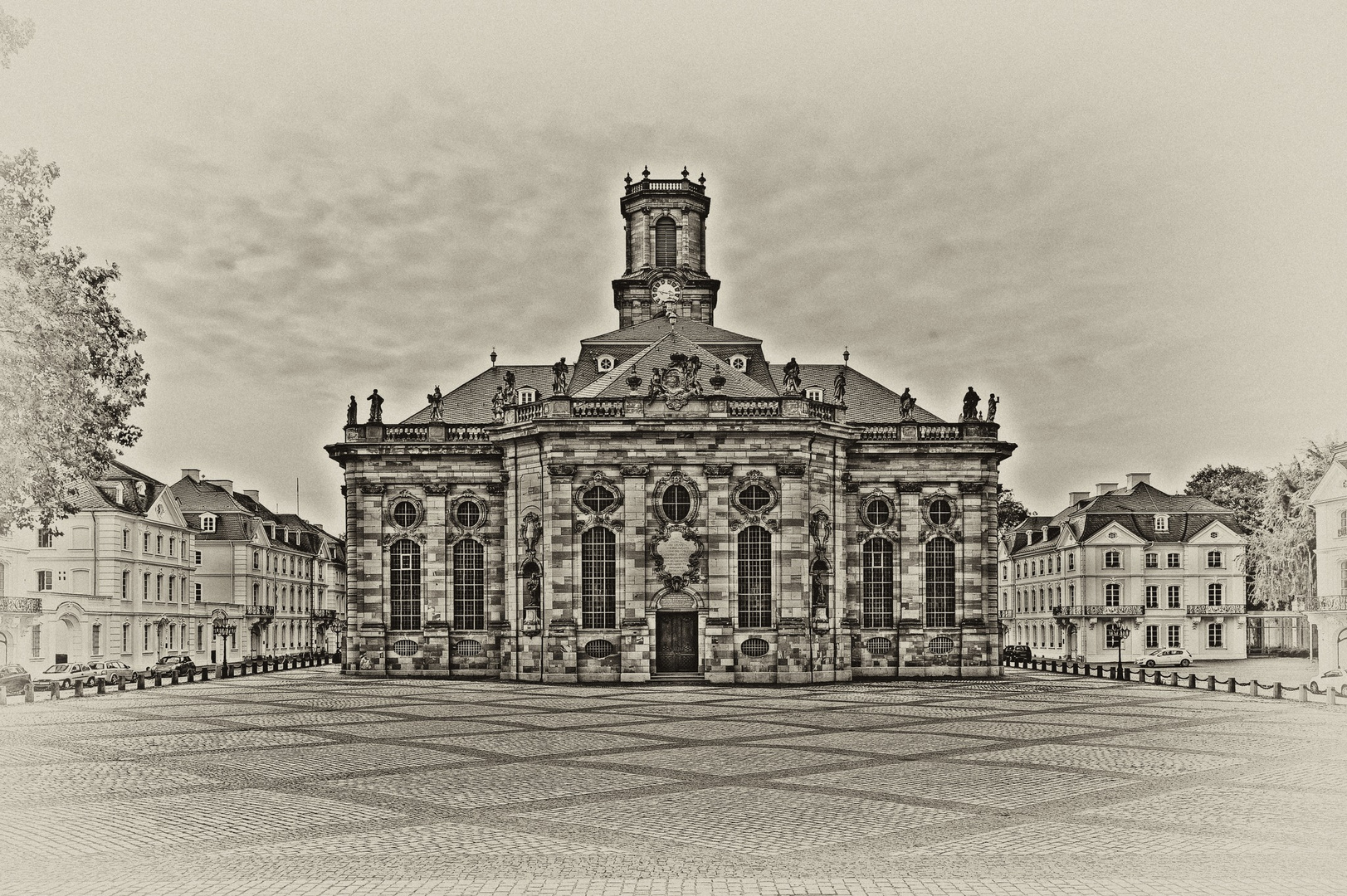 Die Ludwigskirche in Saarbrücken 