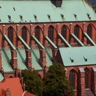 Die Lübecker Marienkirche von oben