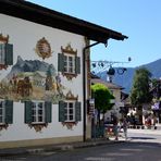 Die Lüftlmalerei von Oberammergau…