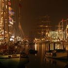 Die "Lütte Sail 2008" in Bremerhaven.