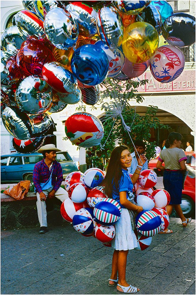 Die Luftballon-Verkäuferin 