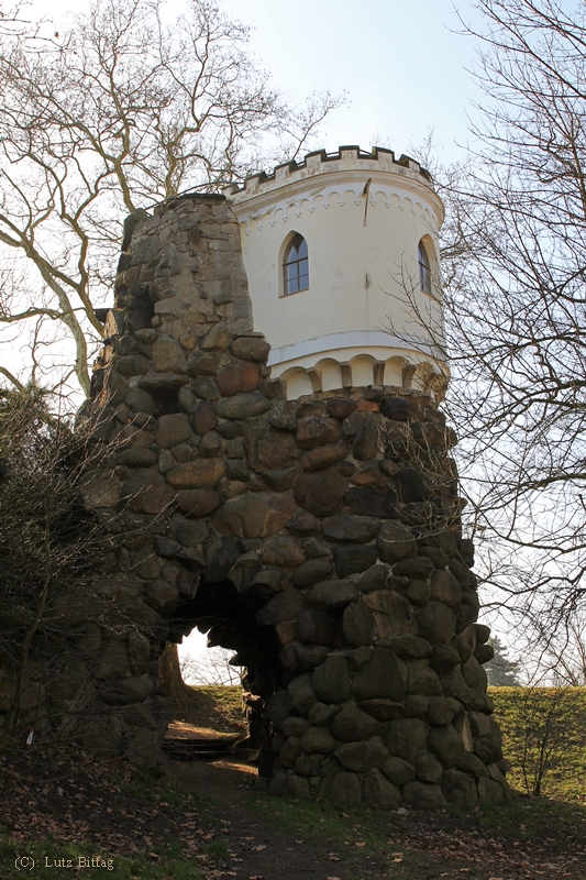 Die Luisenklippe im Wörlitzer Park