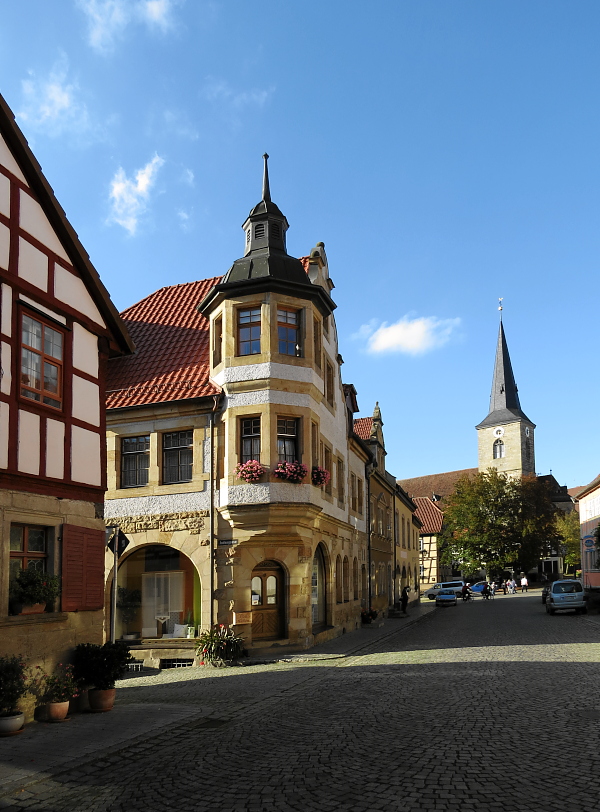 Die Luitpoldstraße in Seßlach