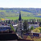 Die Lutherkirche vor der Schweiz