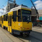 Die M5 überquert den Alexanderplatz