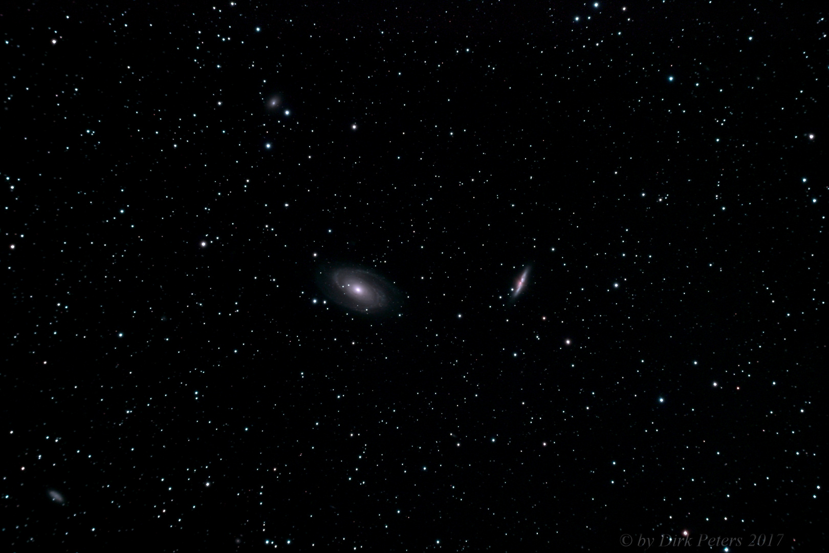 Die M81-Galaxiengruppe in ca. 12 Mio. Lichtjahren Entfernung