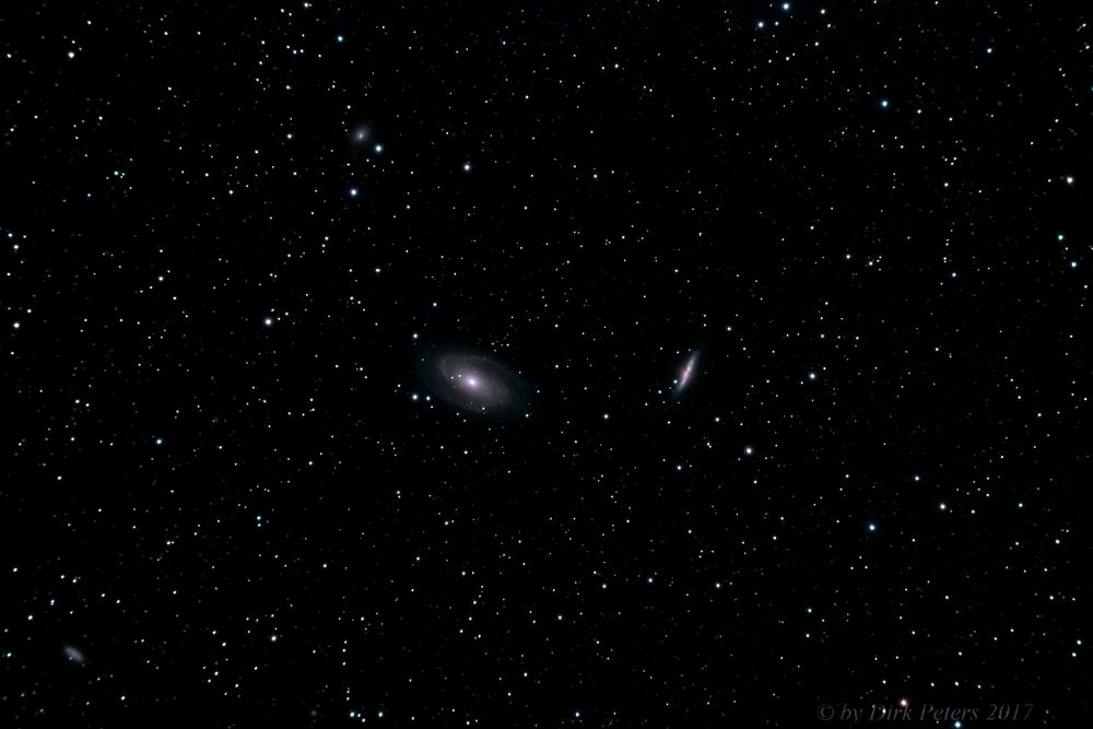 Die M81-Galaxiengruppe in ca. 12 Mio. Lichtjahren Entfernung