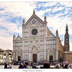 Die mächtige gotische Hallenkirche Santa Croce