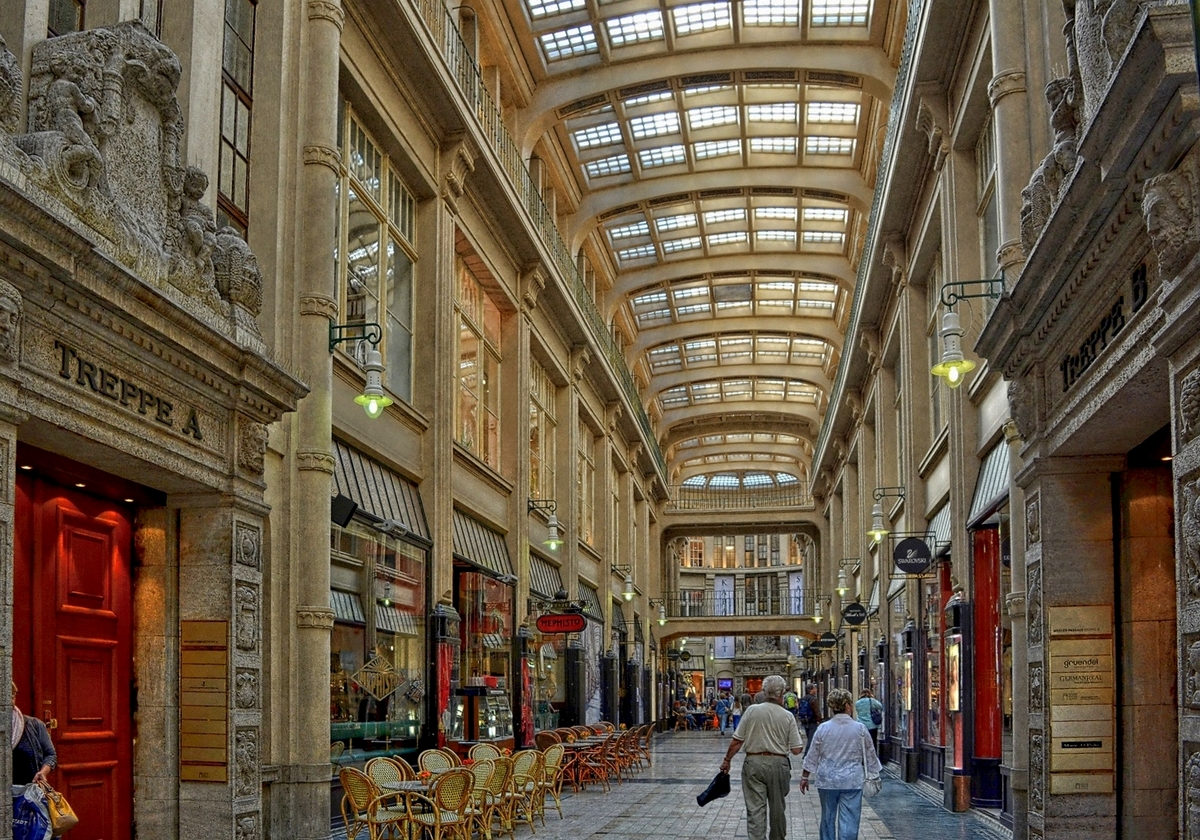 Die Mädlerpassage in Leipzig