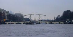 "Die Magere Brug" Holländerbrücke in Amsterdam