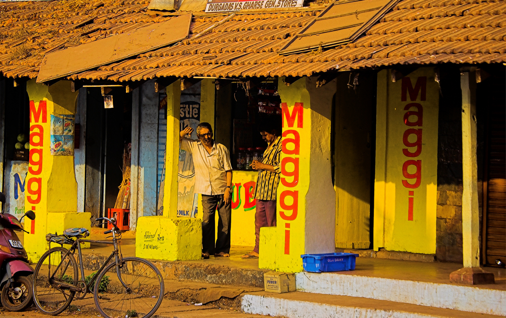 Die Maggi-Bar in Goa.