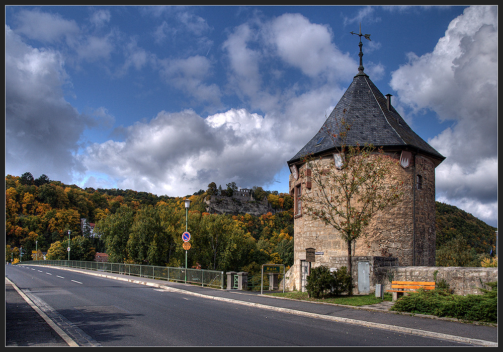 Die Mainbrücke...