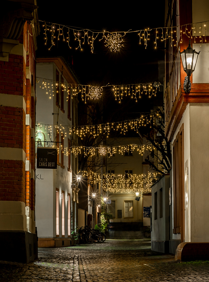 Die Mainzer Altstadt zur Vorweihnachtszeit