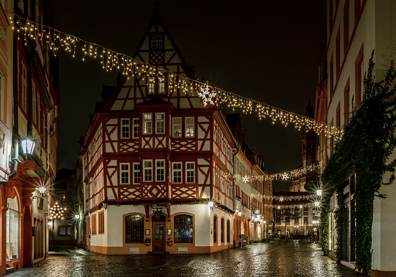 Die Mainzer Altstadt zur Vorweihnachtszeit