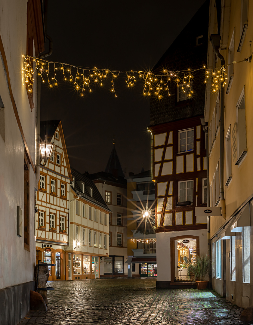 Die Mainzer Altstadt zur Vorweihnachtszeit