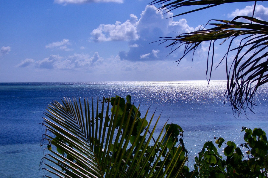 Die Malediven Insel Olhuveli im Süd Male Atoll