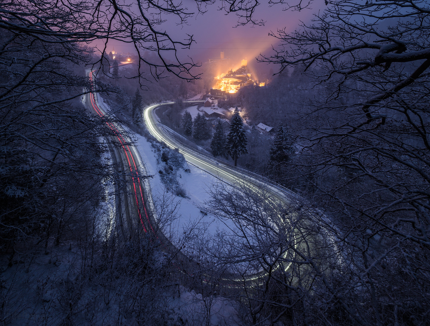 Die Manderscheider Burgen im Winter