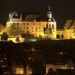 Die Marburg bei Nacht