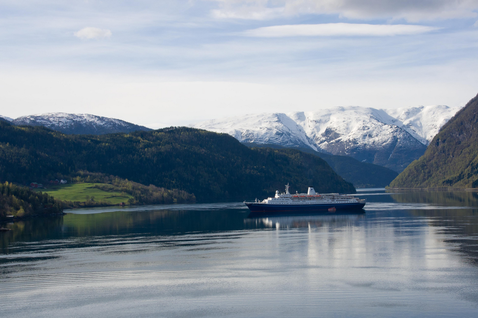 Die Marco Polo in Eidfjord / Hardangerfjord