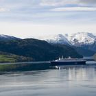 Die Marco Polo in Eidfjord / Hardangerfjord