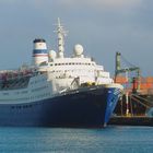 Die "Marco Polo" - in Puerto Madryn, Argentinien