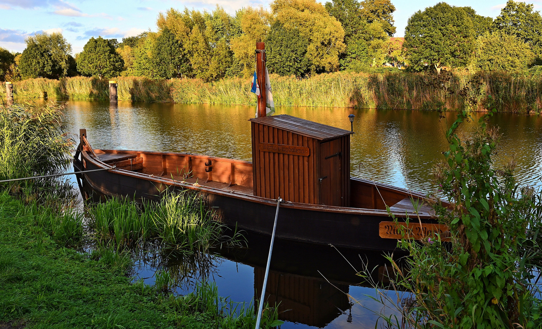 Die MARIA MAGDALENA im Elbe-Lübeck-Kanal