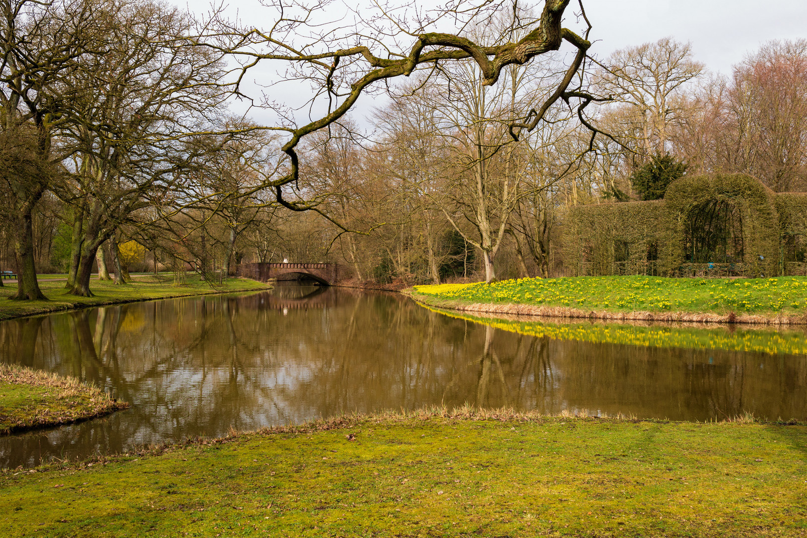 Die Marie-Bergmann-Brücke, Bürgerpark Bremen