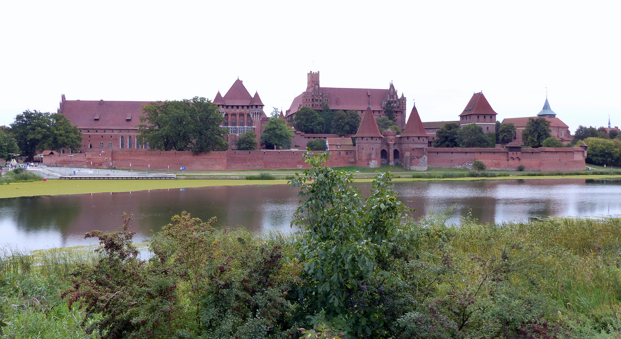 Die Marienburg von der Nougat aus gesehen. 