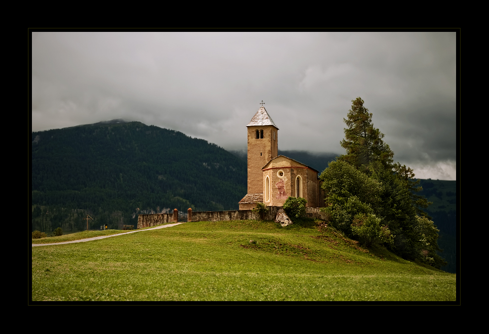 Die Marienkirche in Lantsch/Lenz.