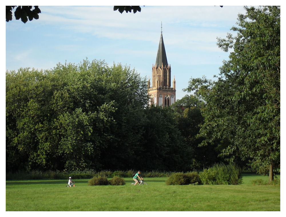 Die Marienkirche in Neubrandenburg...