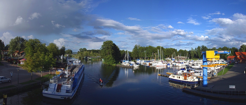 Die Marina in Plau am See