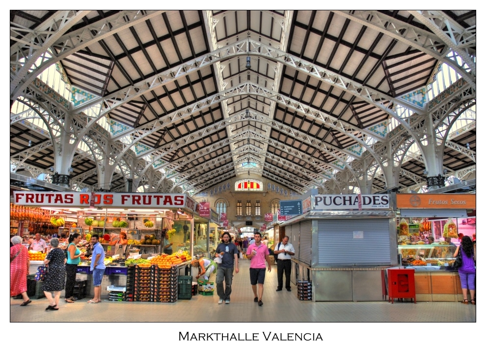 Die Markthallen in Valencia