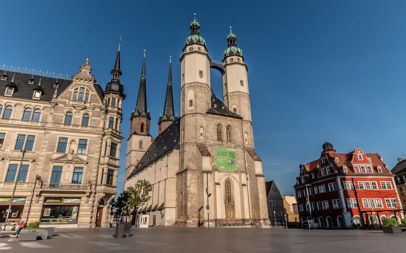 Die Marktkirche in Halle (Saale)